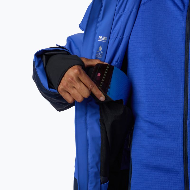 Men's ski jacket Rossignol 4WS Blackside Insulated dazzle blue/dark navy 10