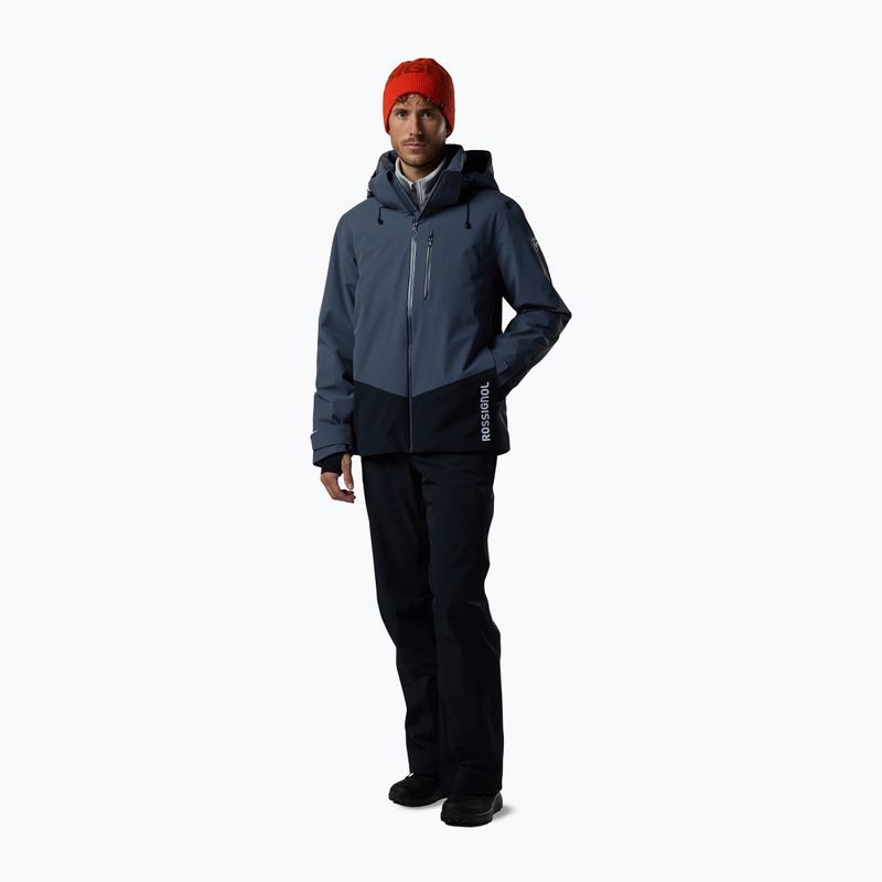 Men's ski jacket Rossignol 4WS Blackside Insulated turbulence/black 2