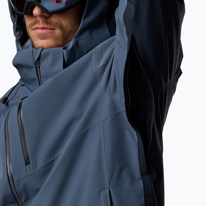 Men's ski jacket Rossignol 4WS Blackside Insulated turbulence/black 15