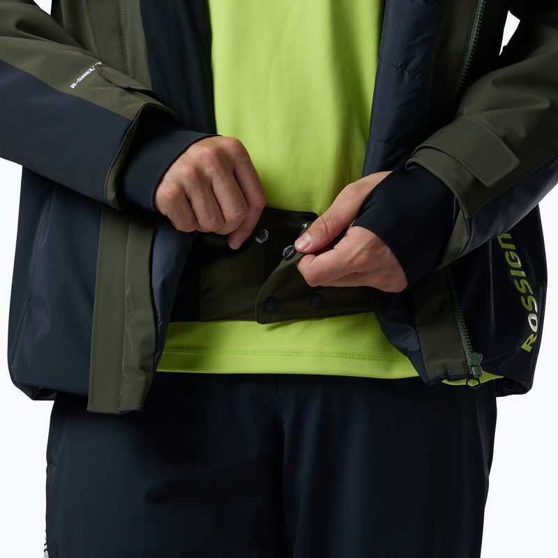 Men's ski jacket Rossignol 4WS Blackside Insulated olive shadow/black 12