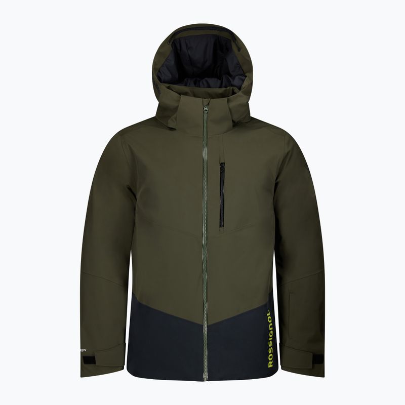 Men's ski jacket Rossignol 4WS Blackside Insulated olive shadow/black 17