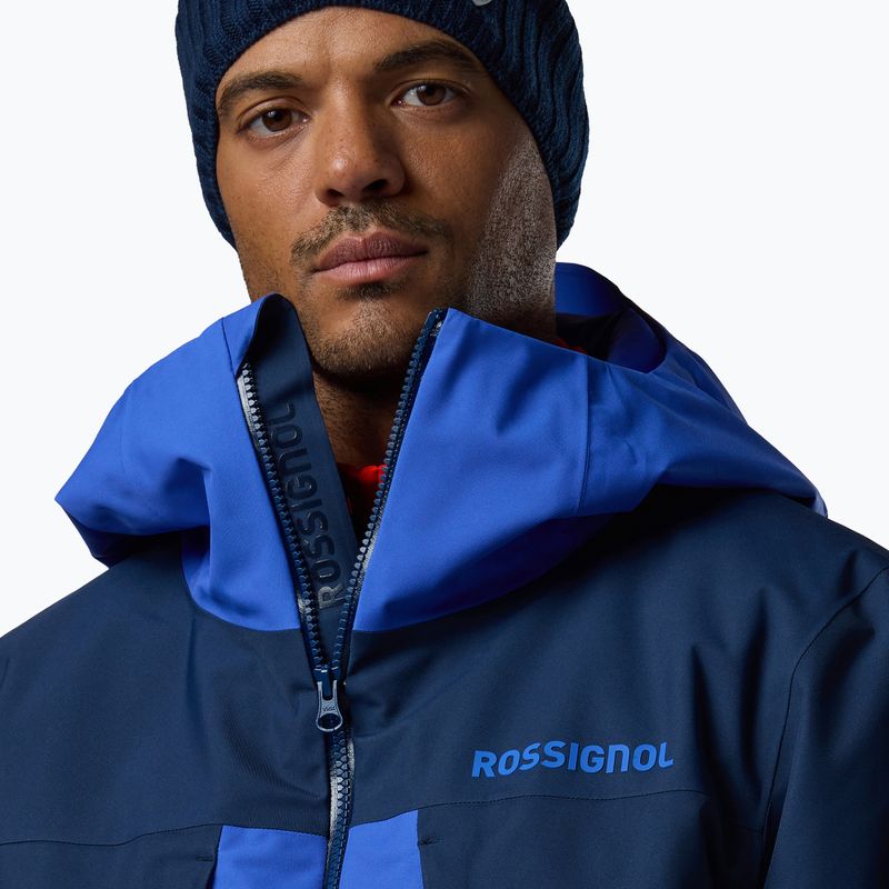Men's ski jacket Rossignol Velika Insulated dazzle blue/dark navy 5