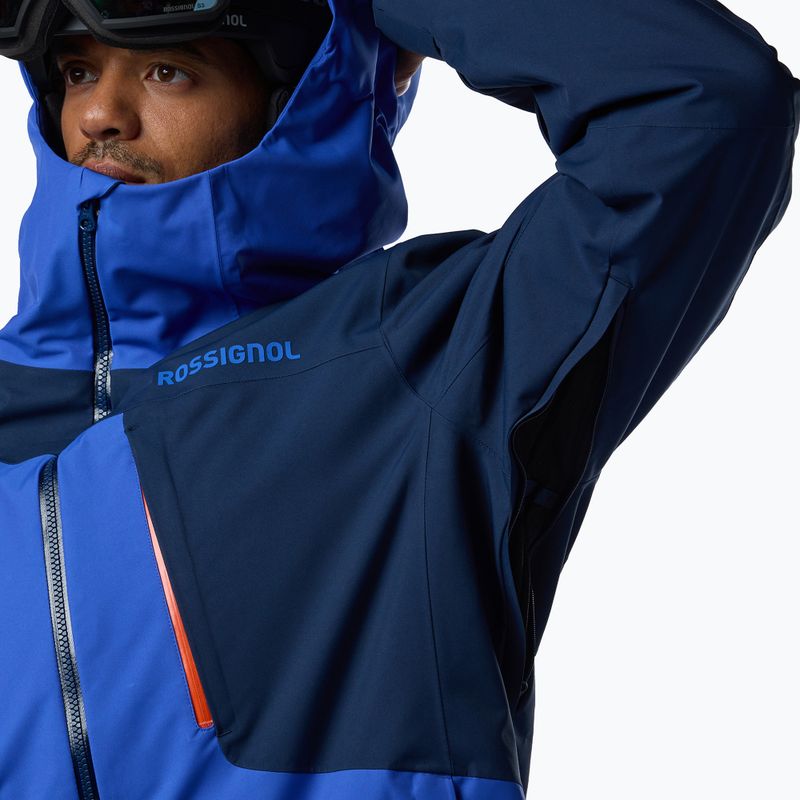 Men's ski jacket Rossignol Velika Insulated dazzle blue/dark navy 15