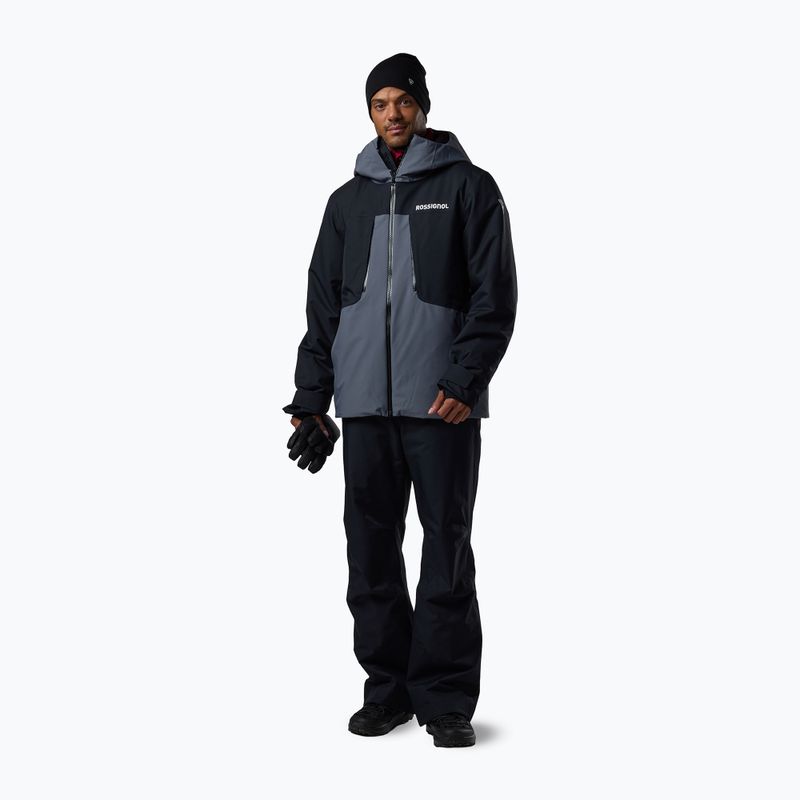 Men's ski jacket Rossignol Velika Insulated turbulence/black 2