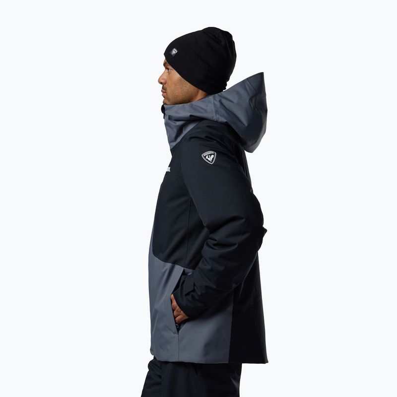 Men's ski jacket Rossignol Velika Insulated turbulence/black 4