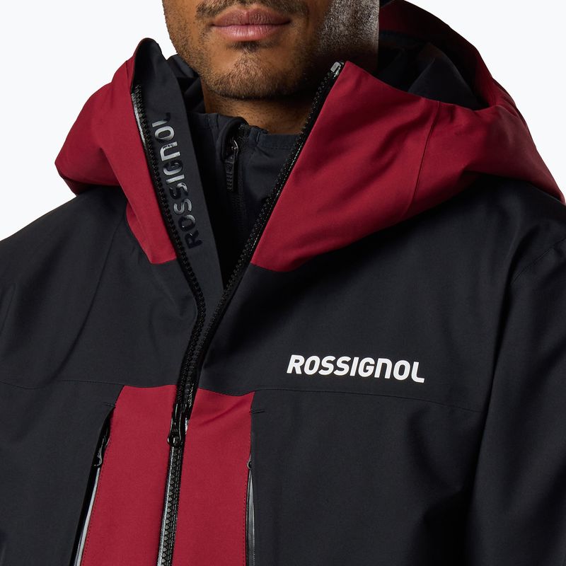Men's ski jacket Rossignol Velika Insulated tibetan red/black 5