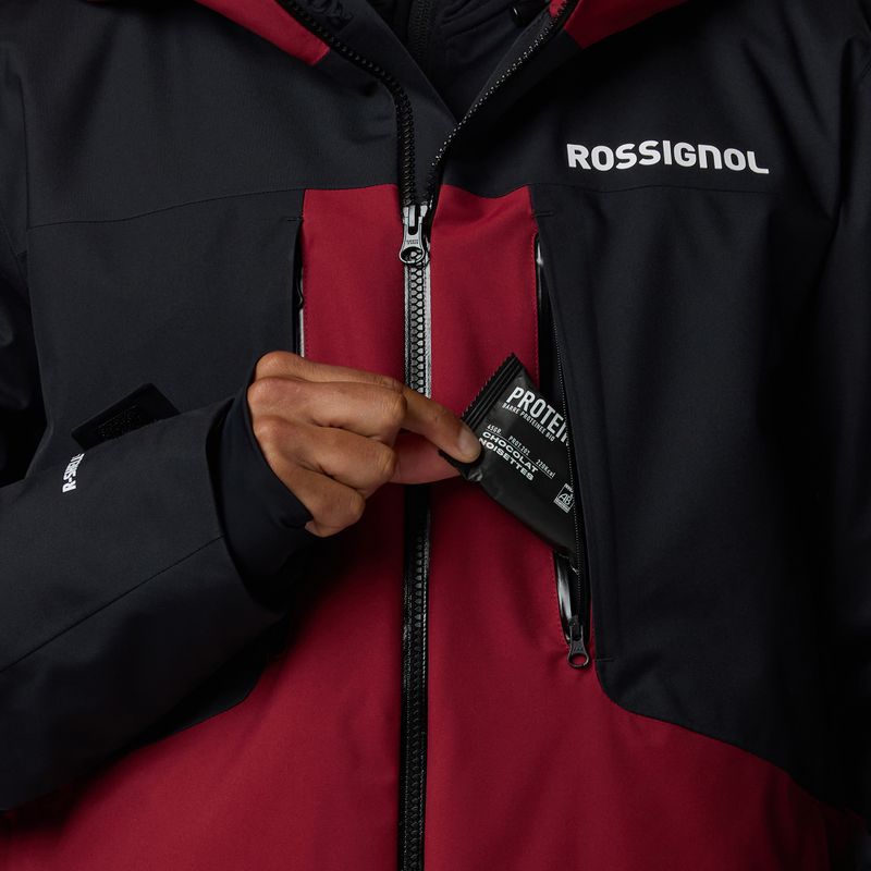 Men's ski jacket Rossignol Velika Insulated tibetan red/black 7