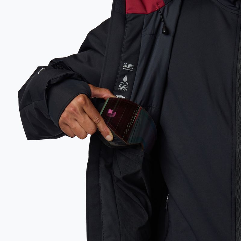 Men's ski jacket Rossignol Velika Insulated tibetan red/black 10