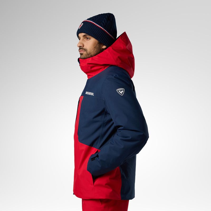 Men's ski jacket Rossignol Velika Insulated sports red/dark navy 4