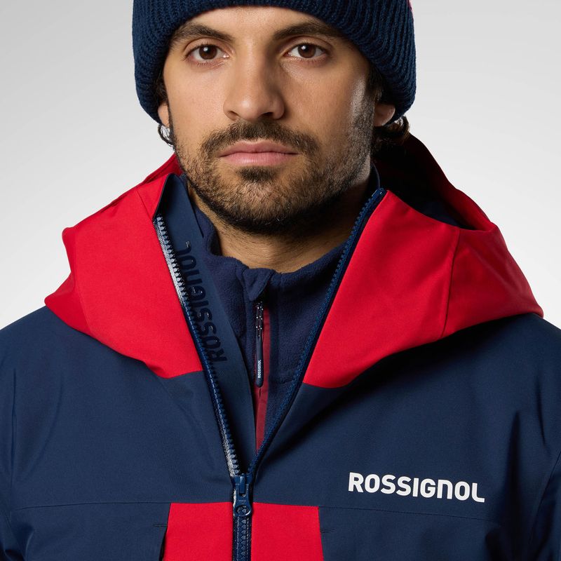 Men's ski jacket Rossignol Velika Insulated sports red/dark navy 5