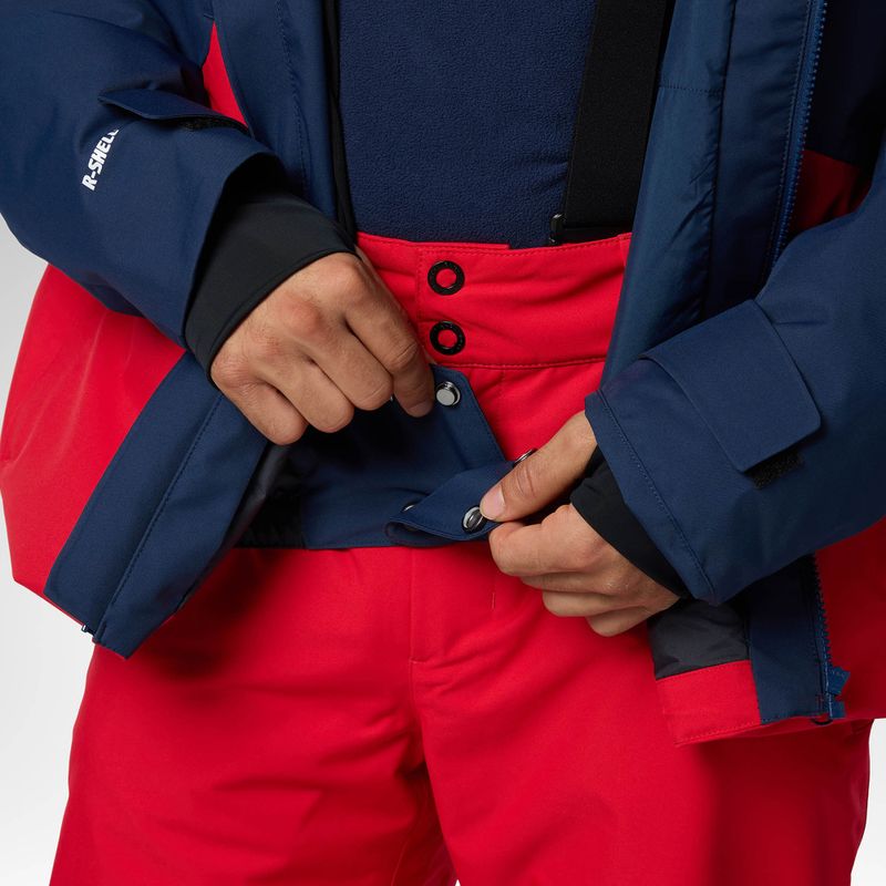 Men's ski jacket Rossignol Velika Insulated sports red/dark navy 15