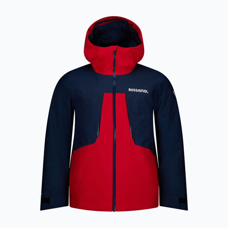 Men's ski jacket Rossignol Velika Insulated sports red/dark navy 17