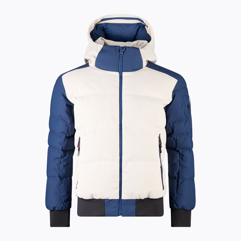 Men's ski jacket Rossignol Corduroy Down Bomber silver cloud/dark navy 15