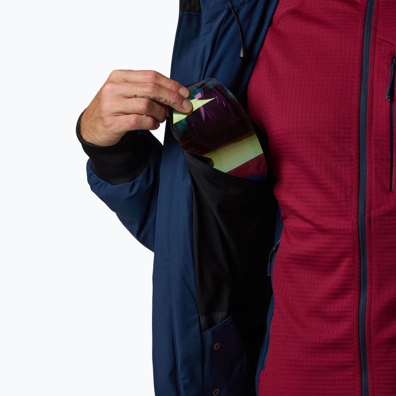 Men's ski jacket Rossignol Snowblaze Down Bomber dark navy 10