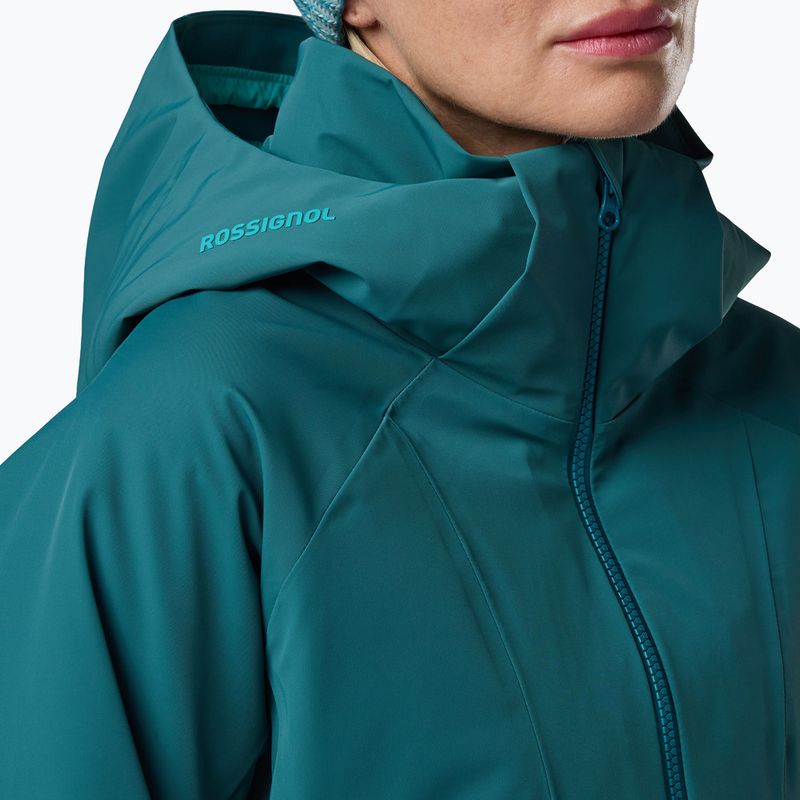 Women's ski jacket Rossignol 4WS Blackside Insulated transformative teal 8