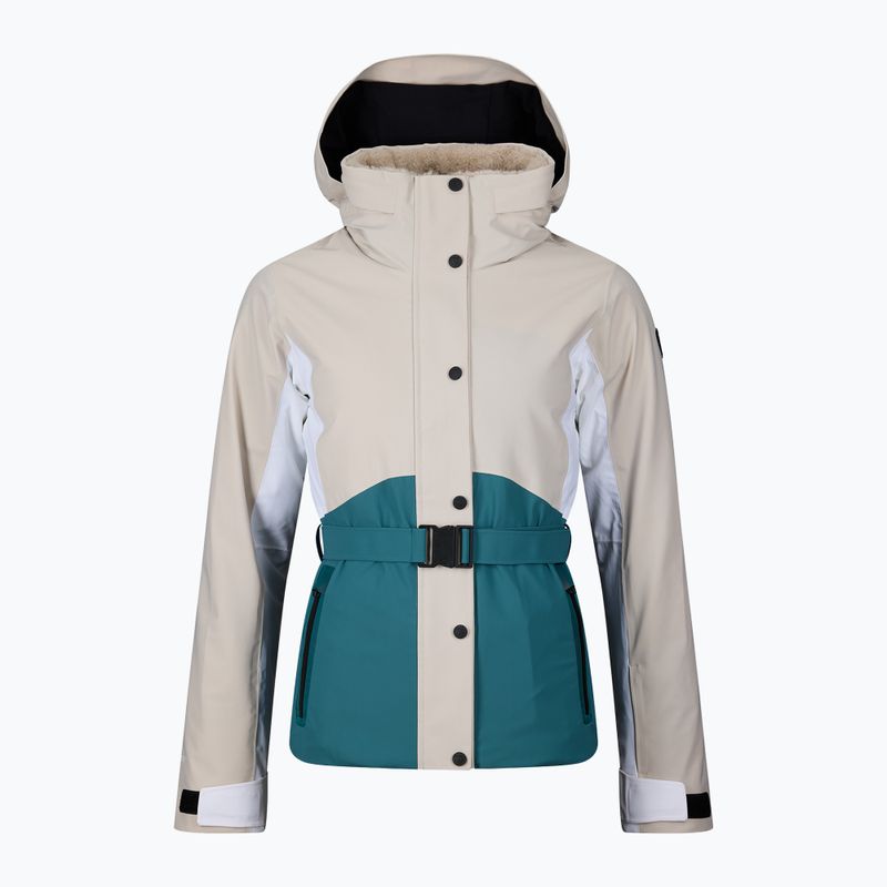 Women's ski jacket Rossignol Snowdazzle Belted silver cloud 15