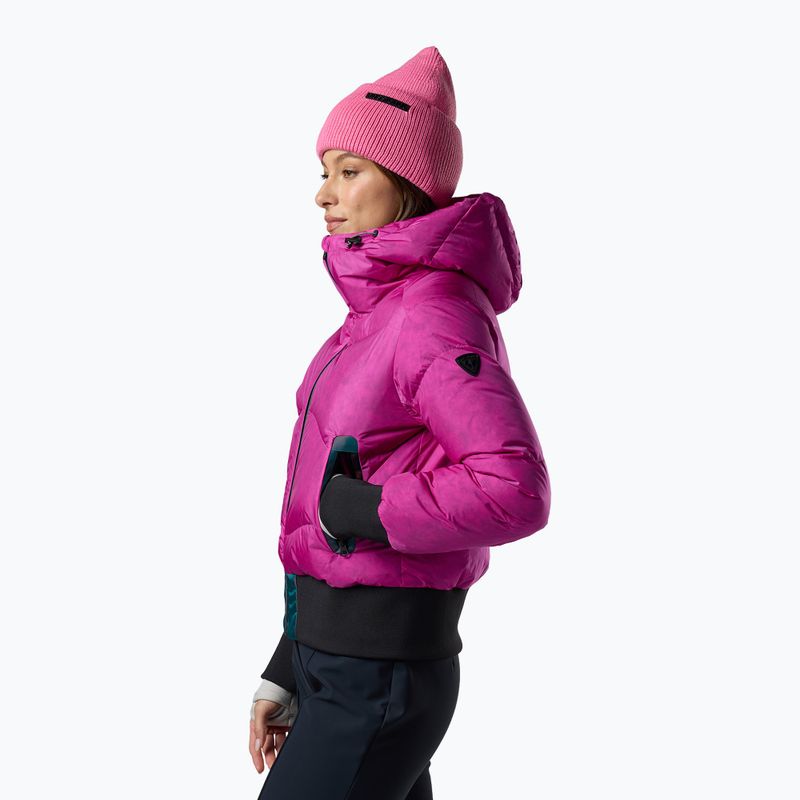 Women's ski jacket Rossignol Snowblaze Down Bomber electric fuchsia 3