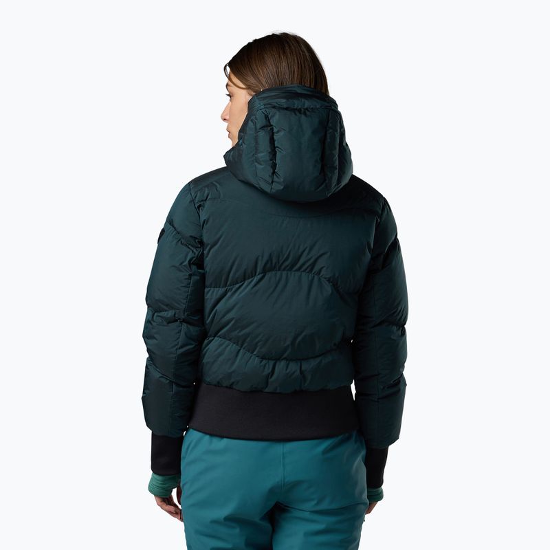 Women's ski jacket Rossignol Snowblaze Down Bomber transformative teal 3