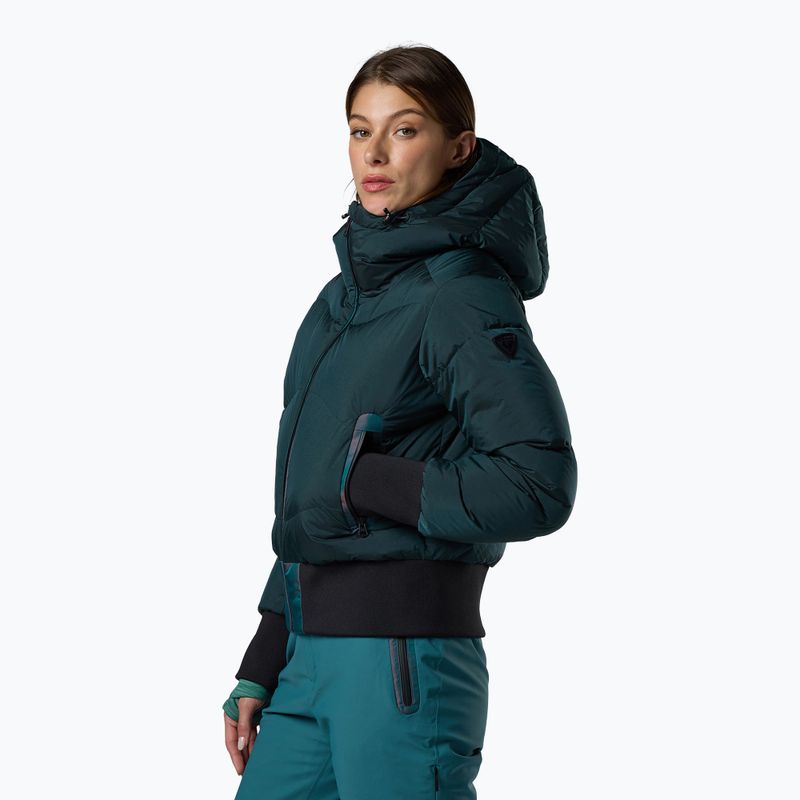 Women's ski jacket Rossignol Snowblaze Down Bomber transformative teal 4