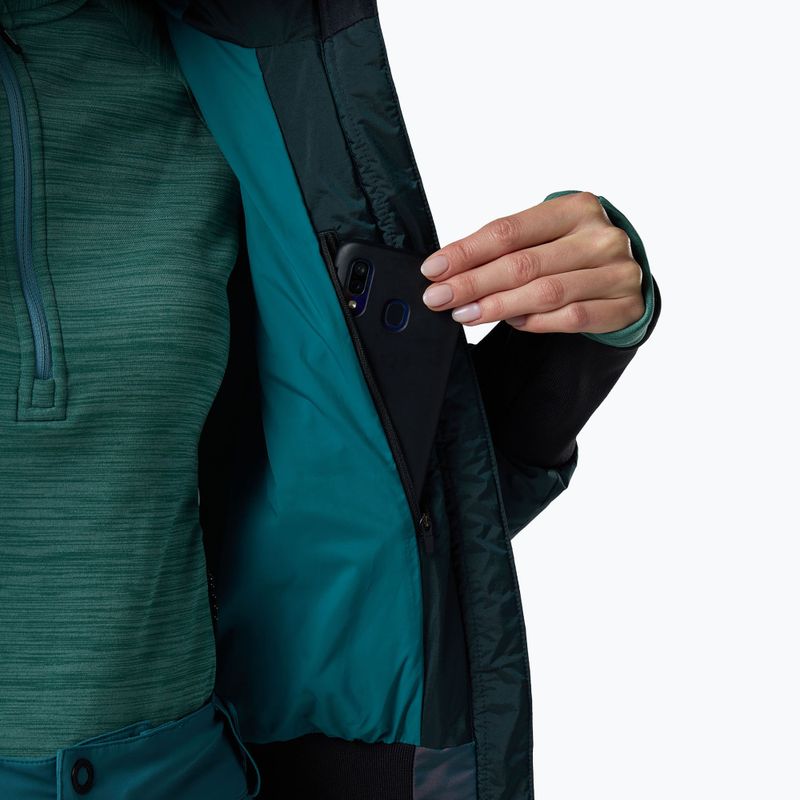 Women's ski jacket Rossignol Snowblaze Down Bomber transformative teal 9