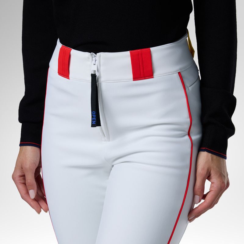 Women's ski trousers Rossignol JCC Softshell white 5