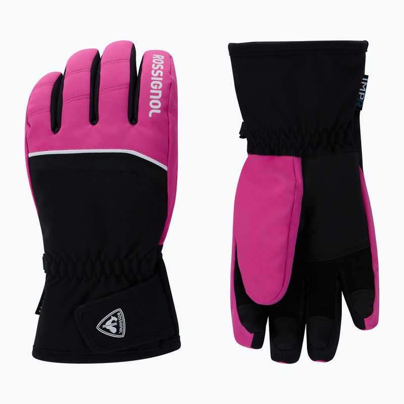 Children's ski gloves Rossignol Tech Impr G electric fuchsia