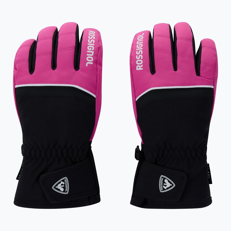Children's ski gloves Rossignol Tech Impr G electric fuchsia 2