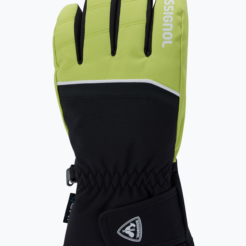 Children's ski gloves Rossignol Tech Impr G wild lime 3