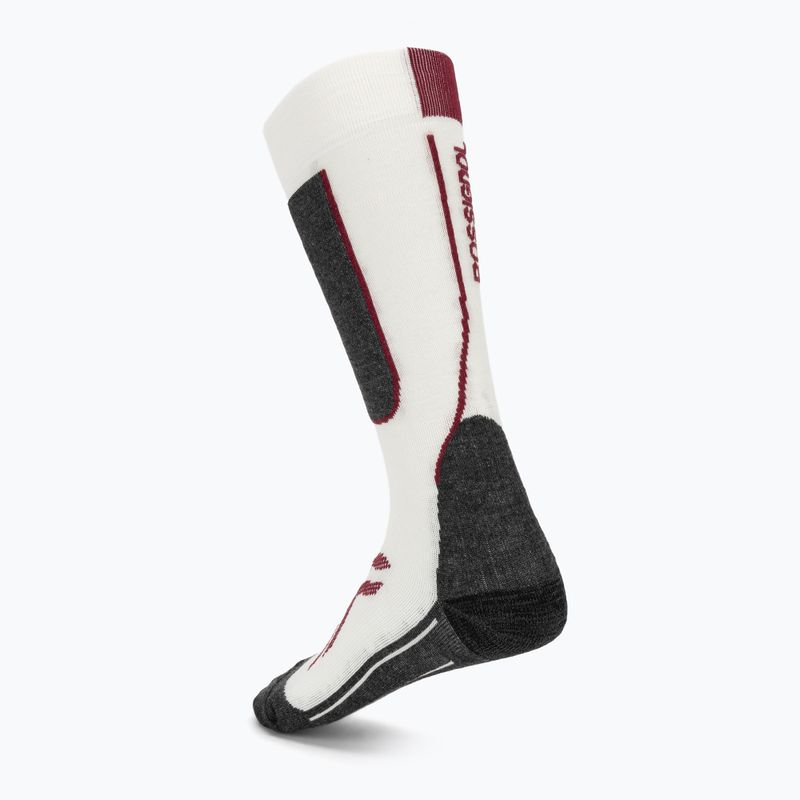 Ski socks Rossignol Essential 2 pack white 4