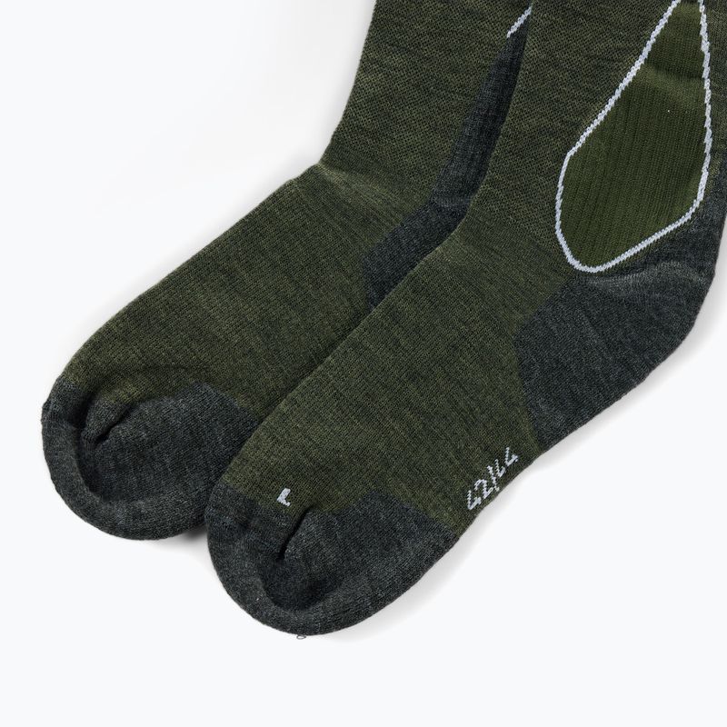 Men's ski socks Rossignol Intermediate olive shadow 3