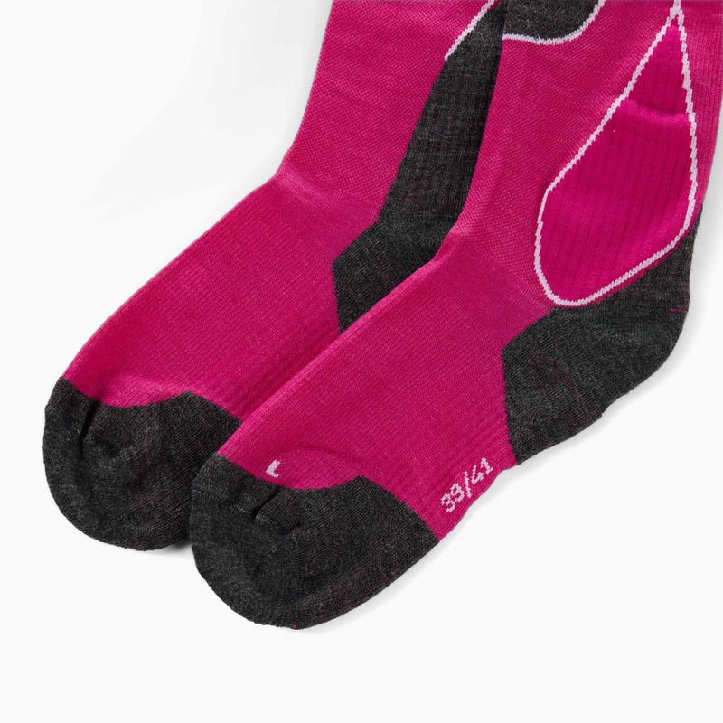 Women's ski socks Rossignol Intermediate Eelectric fuchsia 3