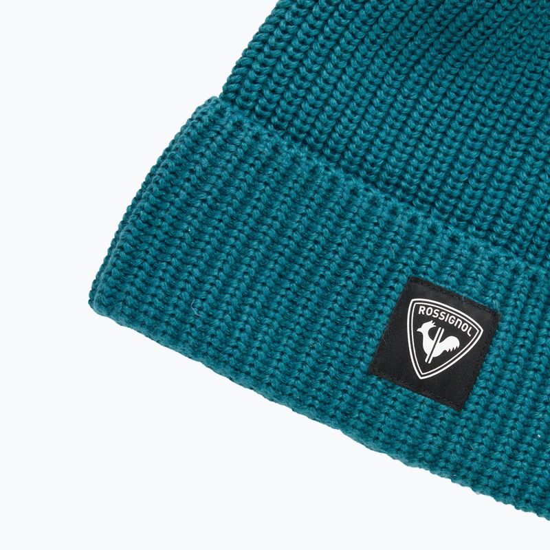 Winter hat Rossignol Strawpile Pompom Beanie transformative teal 3