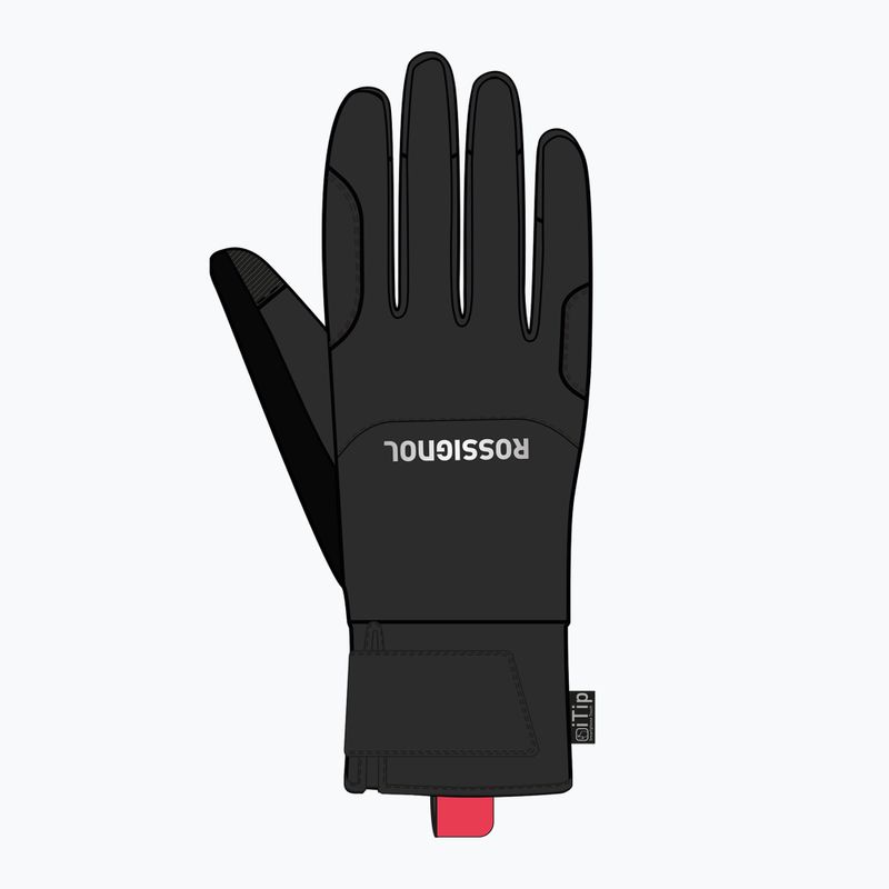 Ski touring gloves Rossignol CWA R-Shell Wind black 3