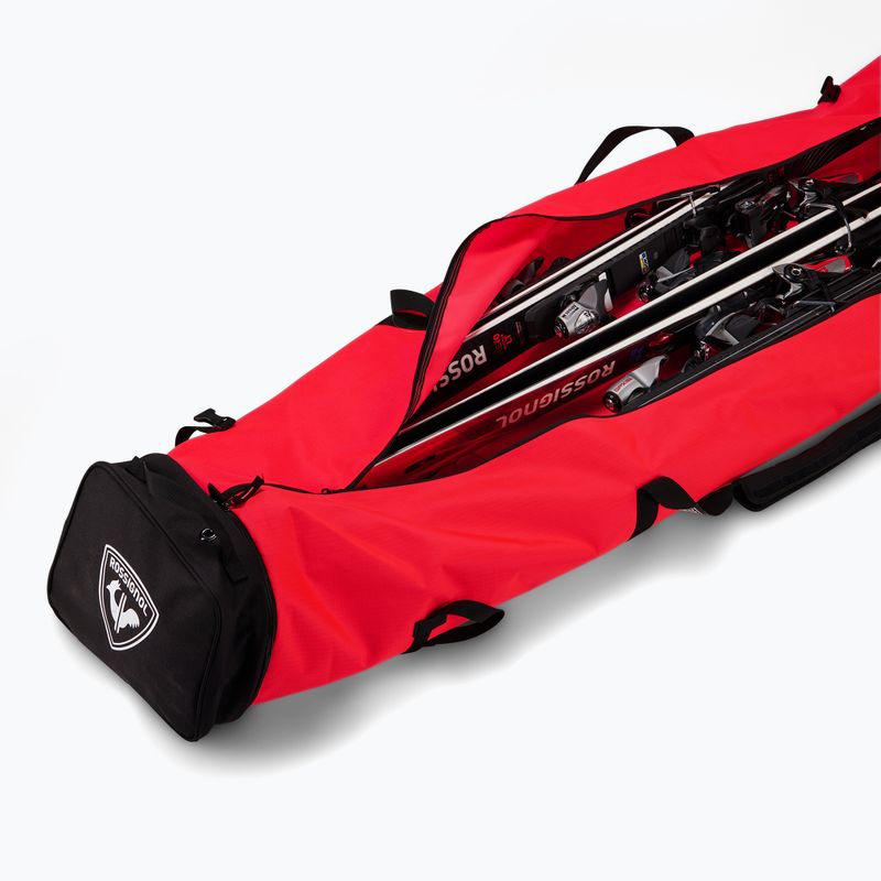 Ski bag Rossignol Hero 2/3P Adj. red/black 5