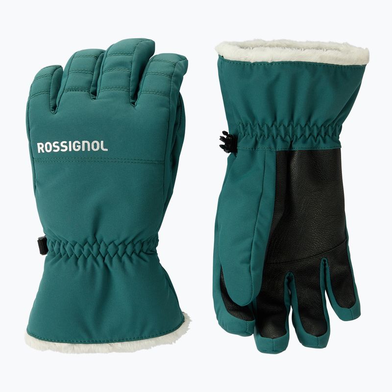 Women's ski gloves Rossignol Perfy G transformative teal