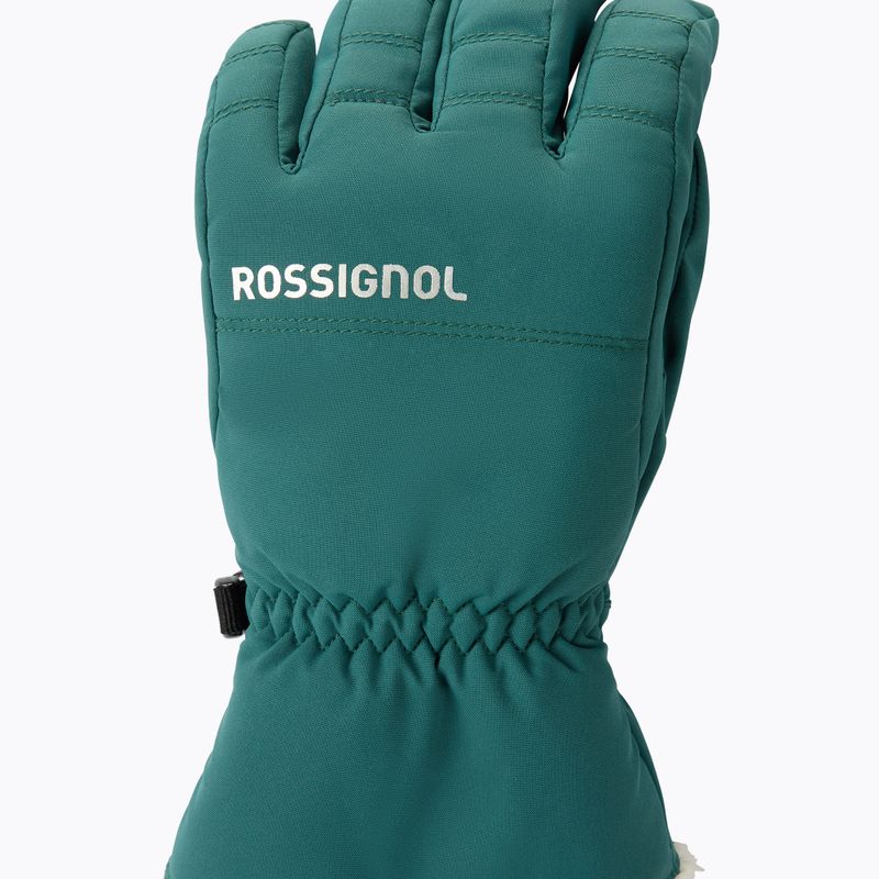 Women's ski gloves Rossignol Perfy G transformative teal 3