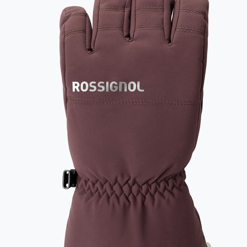 Women's ski gloves Rossignol Perfy G huckleberry 3