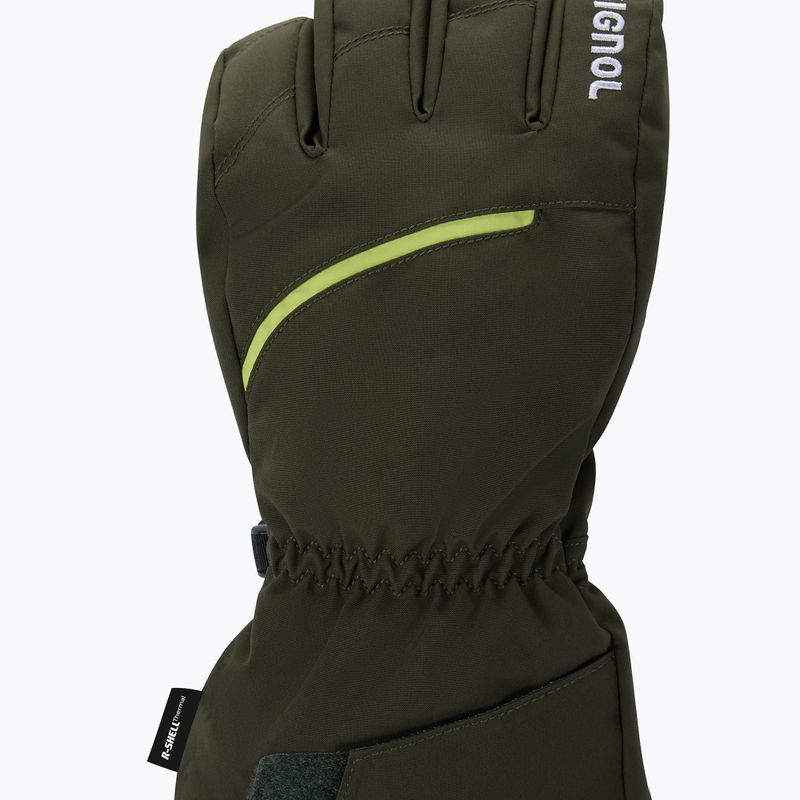 Men's ski gloves Rossignol Perf R-Shell Thermal olive shadow 3