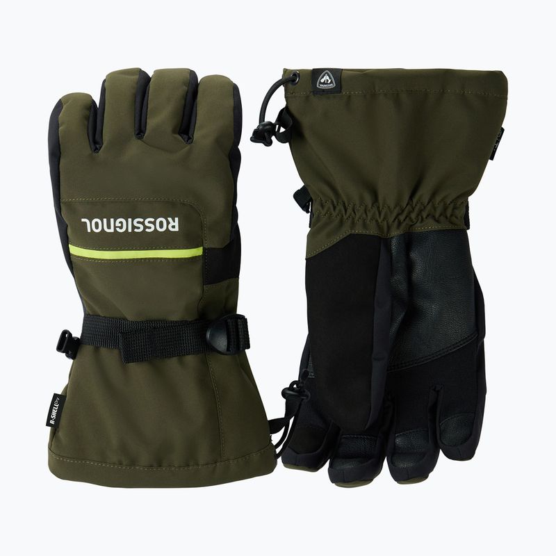 Men's ski gloves Rossignol Action R-Shell Dry olive shadow 2