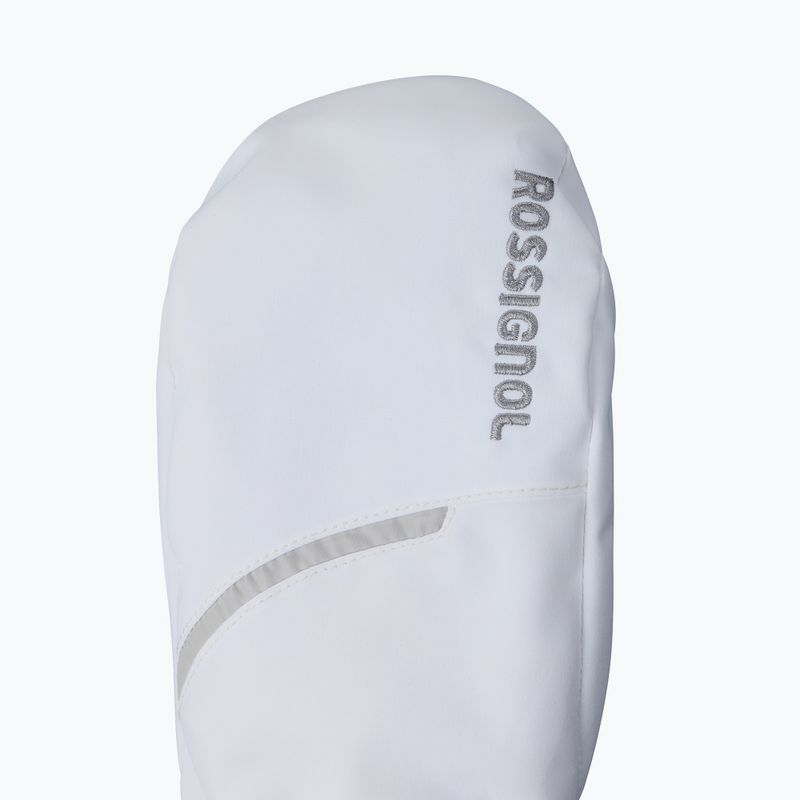 Women's ski gloves Rossignol Temptation Mittens R-Shell white 3