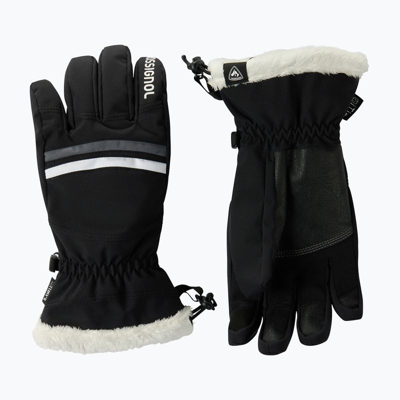 Women's ski gloves Rossignol Piste R-Shell Dry black 2
