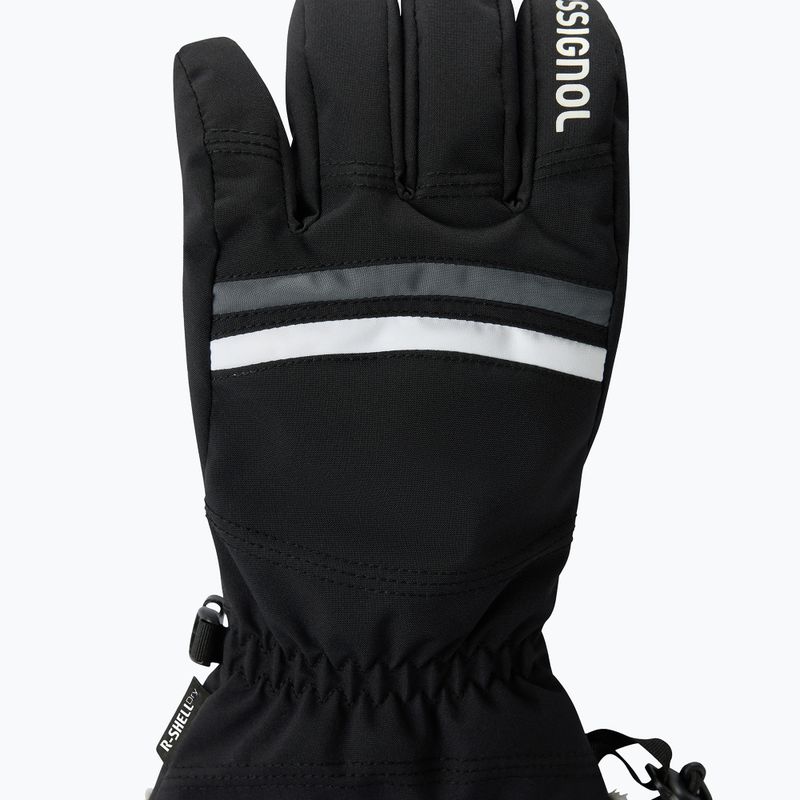 Women's ski gloves Rossignol Piste R-Shell Dry black 3