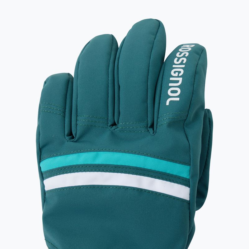 Women's ski gloves Rossignol Piste R-Shell Dry transformative teal 3