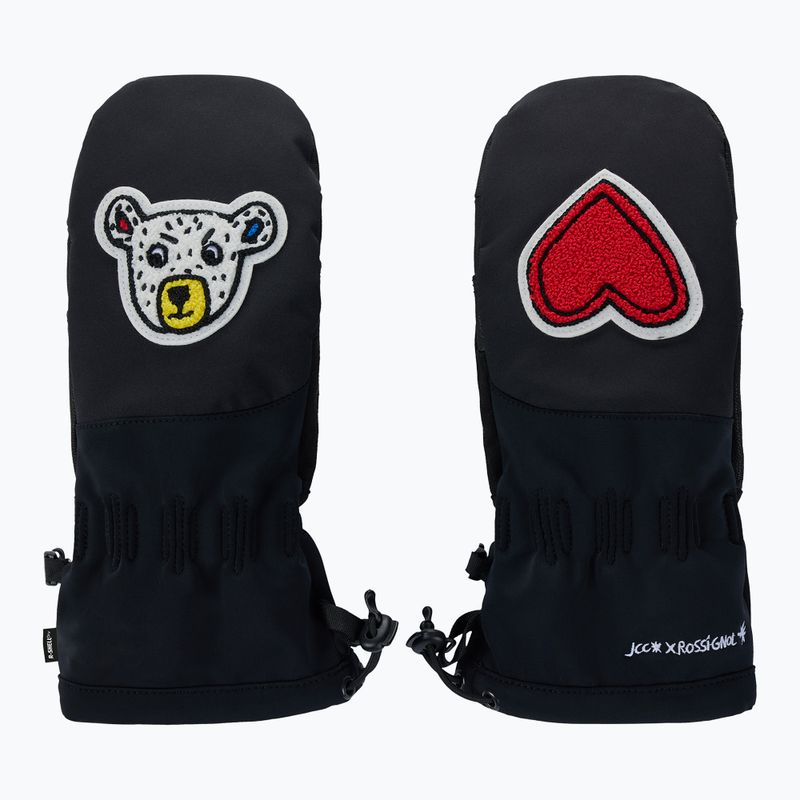 Women's ski gloves Rossignol JCC Mittens R-Shell black 2