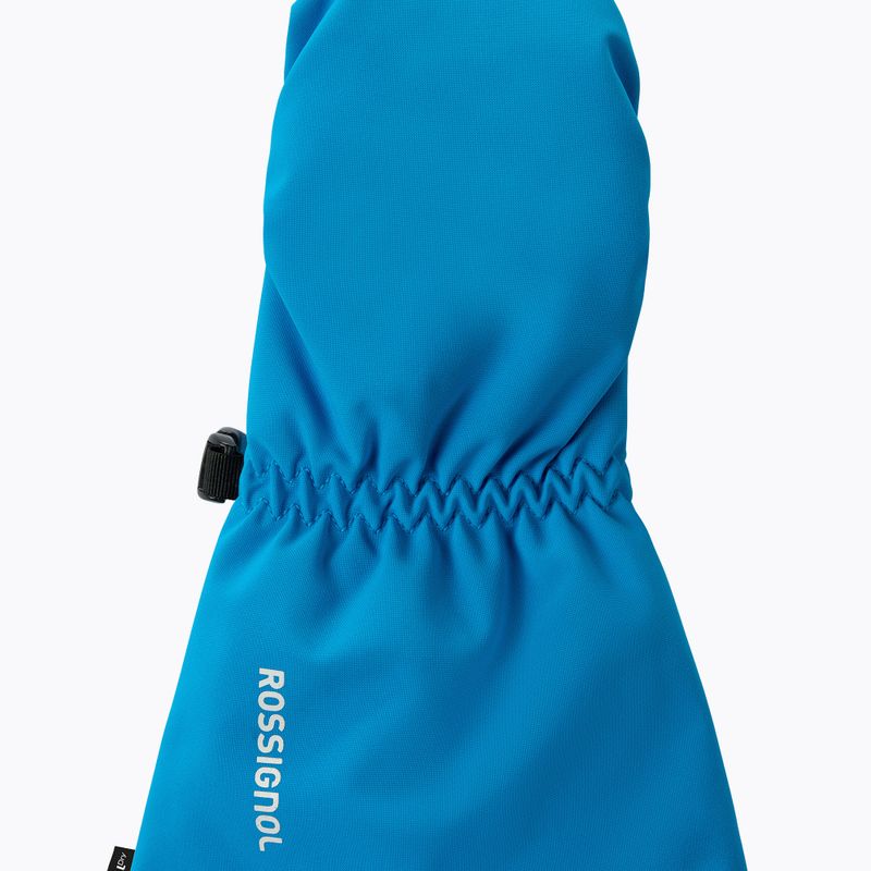 Children's ski gloves Rossignol Mittens R-Shell Dry blazing blue 3