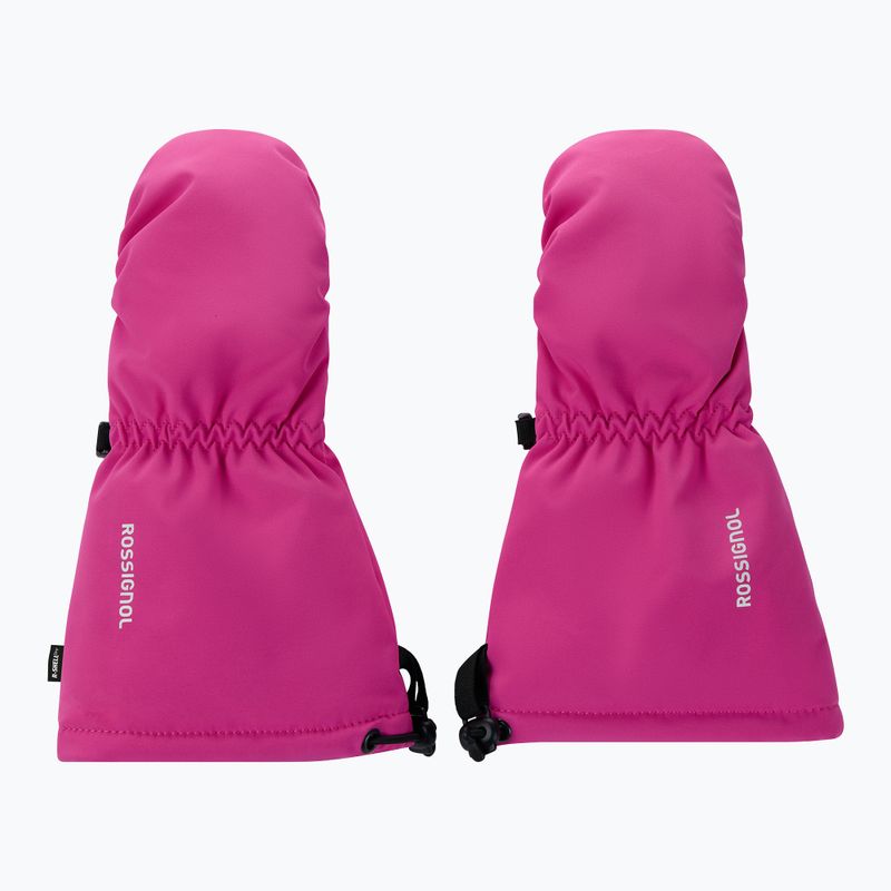 Children's ski gloves Rossignol Mittens R-Shell Dry electric fuchsia 2