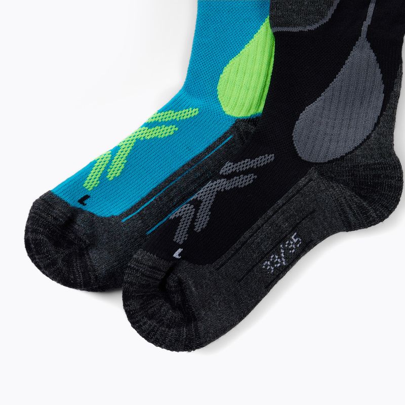 Children's ski socks Rossignol Essential 2 pack black 3