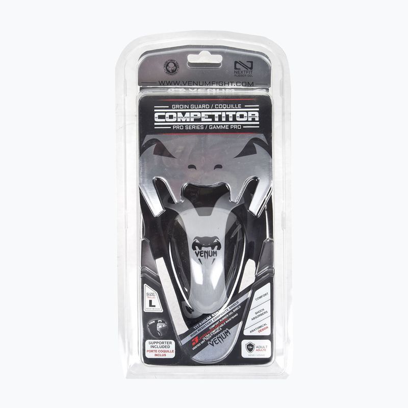 Venum Competitor Groin Guard & Support silver EU-VENUM-1063 crotch protector 10