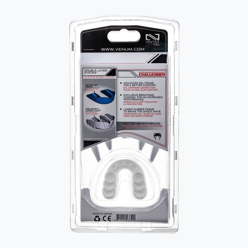 Venum Challenger single jaw protector white and black 02573 2