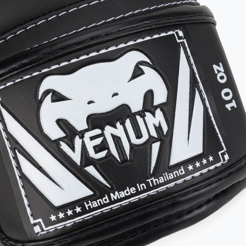 Venum Elite boxing gloves black and white 0984 7